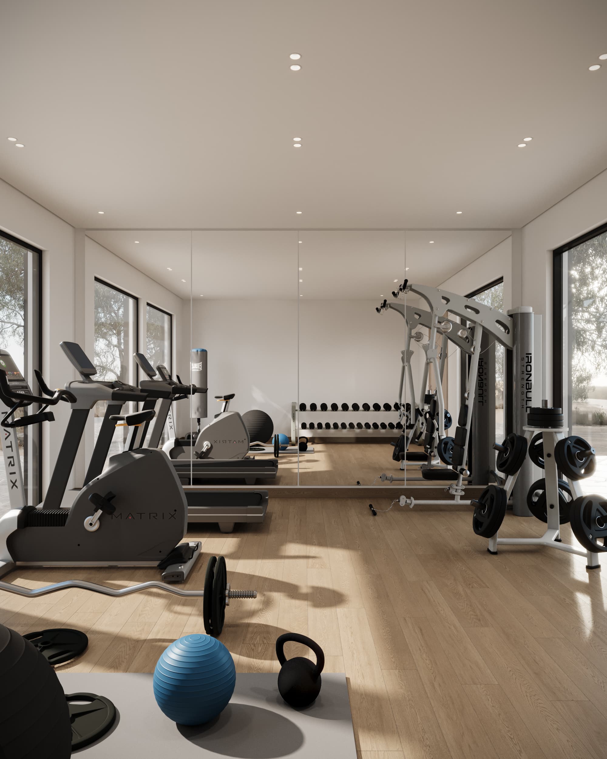 ModuFit modular fitness studio discover section
